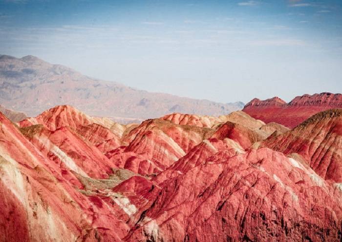 张掖丹霞地貌风物区